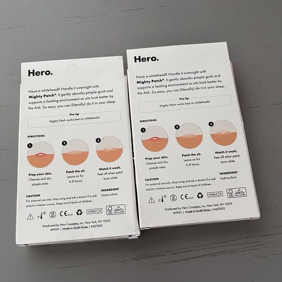 Hero Mighty Patch Lot of 2 boxes New - Picture 3 of 3